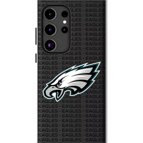 Keyscaper NFL Team Text Backdrop Case with Magnet for Galaxy S24 Ultra - Philadelphia Eagles