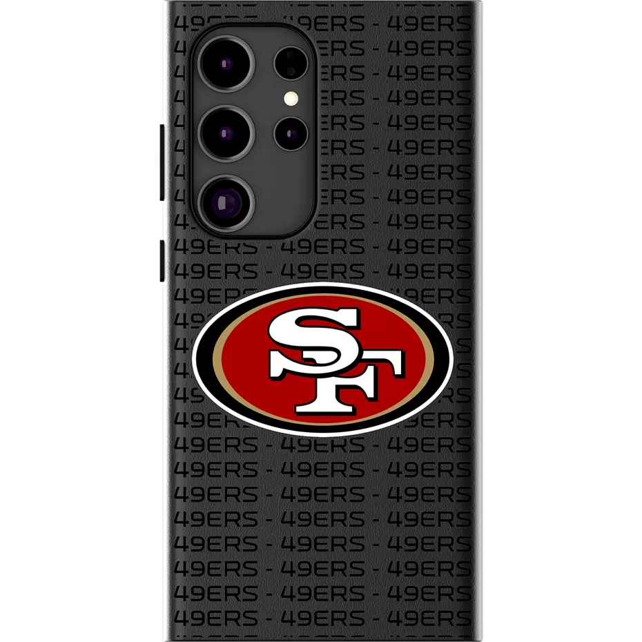 Keyscaper NFL Team Text Backdrop Case with Magnet for Galaxy S24 Ultra - San Francisco 49ers | Verizon