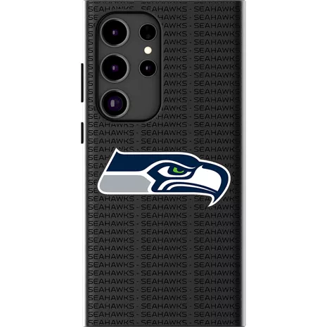 Keyscaper NFL Team Text Backdrop Case with Magnet for Galaxy S24 Ultra - Seattle Seahawks