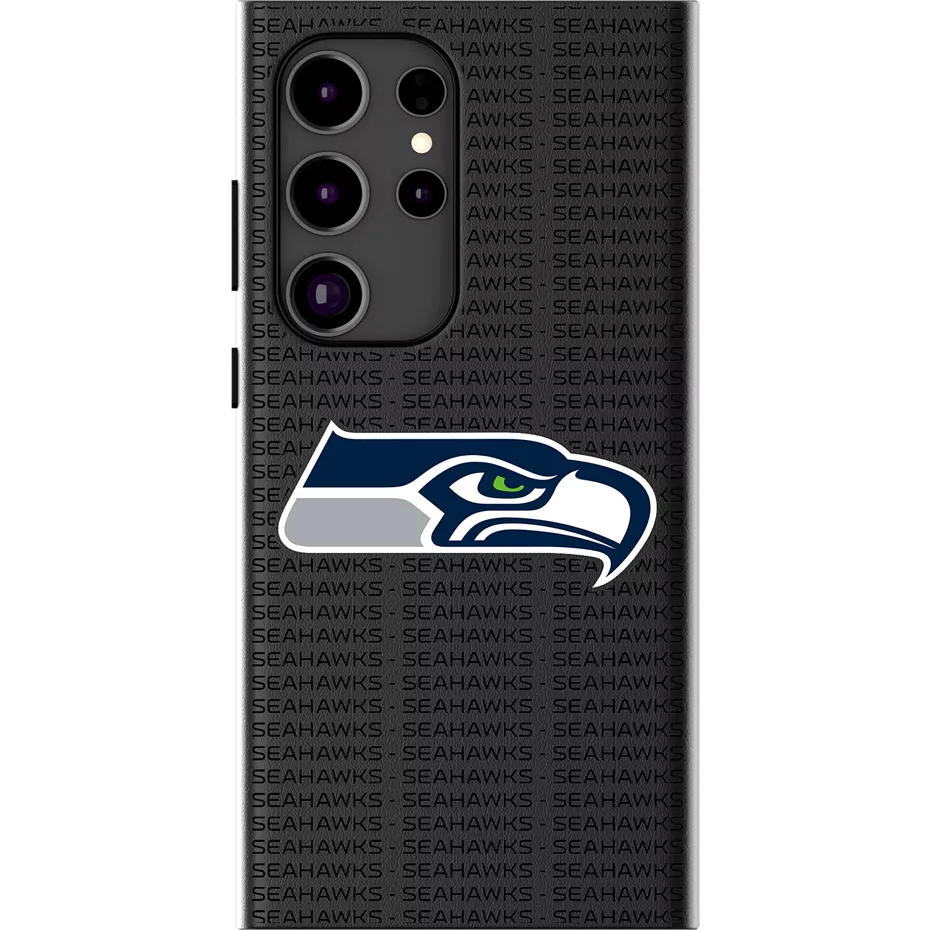 Keyscaper NFL Team Text Backdrop Case with Magnet for Galaxy S24 Ultra - Seattle Seahawks | Verizon