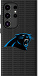 Funda con fondo de texto del equipo de la NFL con imán para el Galaxy S25 Ultra - Carolina Panthers​​ 