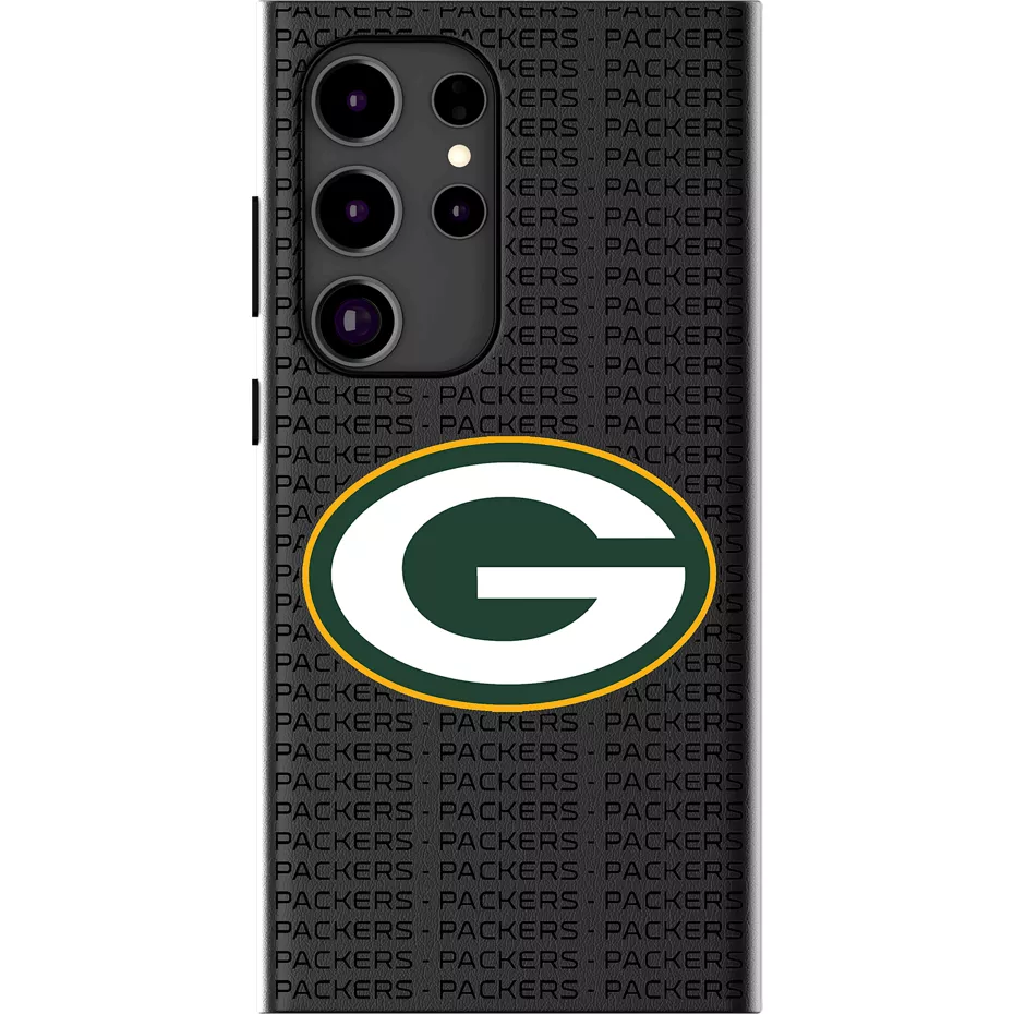 Keyscaper NFL Team Text Backdrop Case with Magnet for Galaxy S25 Ultra - Green Bay Packers | Verizon