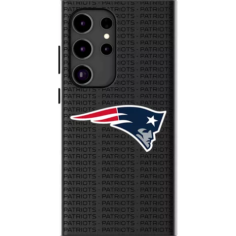 Keyscaper NFL Team Text Backdrop Case with Magnet for Galaxy S25 Ultra - New England Patriots