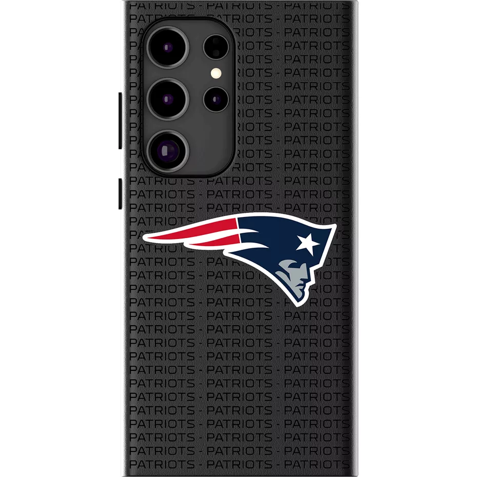 Keyscaper NFL Team Text Backdrop Case with Magnet for Galaxy S25 Ultra - New England Patriots | Verizon