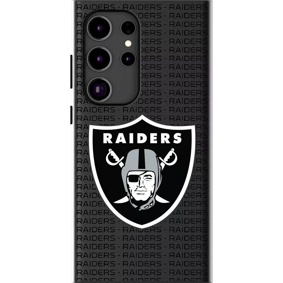 Keyscaper NFL Team Text Backdrop Case with Magnet for Galaxy S25 Ultra - Las Vegas Raiders | Verizon