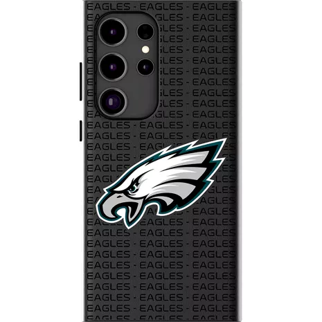Keyscaper NFL Team Text Backdrop Case with Magnet for Galaxy S25 Ultra - Philadelphia Eagles