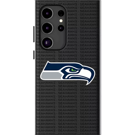 Keyscaper NFL Team Text Backdrop Case with Magnet for Galaxy S25 Ultra - Seattle Seahawks