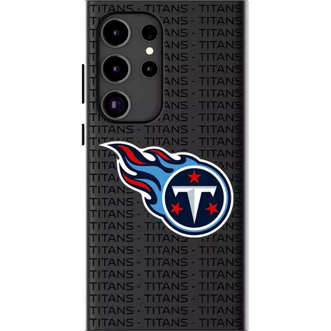 Keyscaper NFL Team Text Backdrop Case with Magnet for Galaxy S25 Ultra - Tennessee Titans
