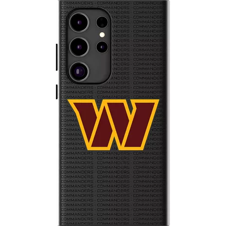 Keyscaper NFL Team Text Backdrop Case with Magnet for Galaxy S25 Ultra - Washington Commanders
