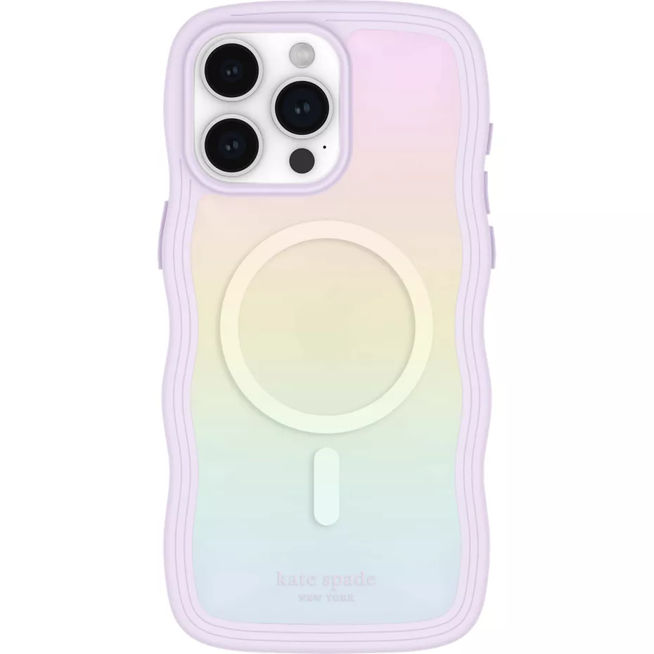 Kate Spade Wavy Case with MagSafe for iPhone 15 Pro Max - Opal Iridescent | Verizon