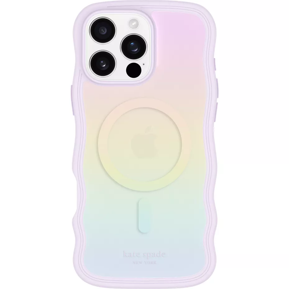 Kate Spade Wavy Case with MagSafe for iPhone 16 Pro Max - Opal Iridescent | Verizon