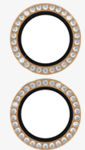 Aluminum Ring Lens Protector for iPhone 16/iPhone 16 Plus - Set in Stone Gold