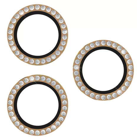 kate spade new york Aluminum Ring Lens Protector for iPhone 16 Pro/iPhone 16 Pro Max - Set in Stone Gold