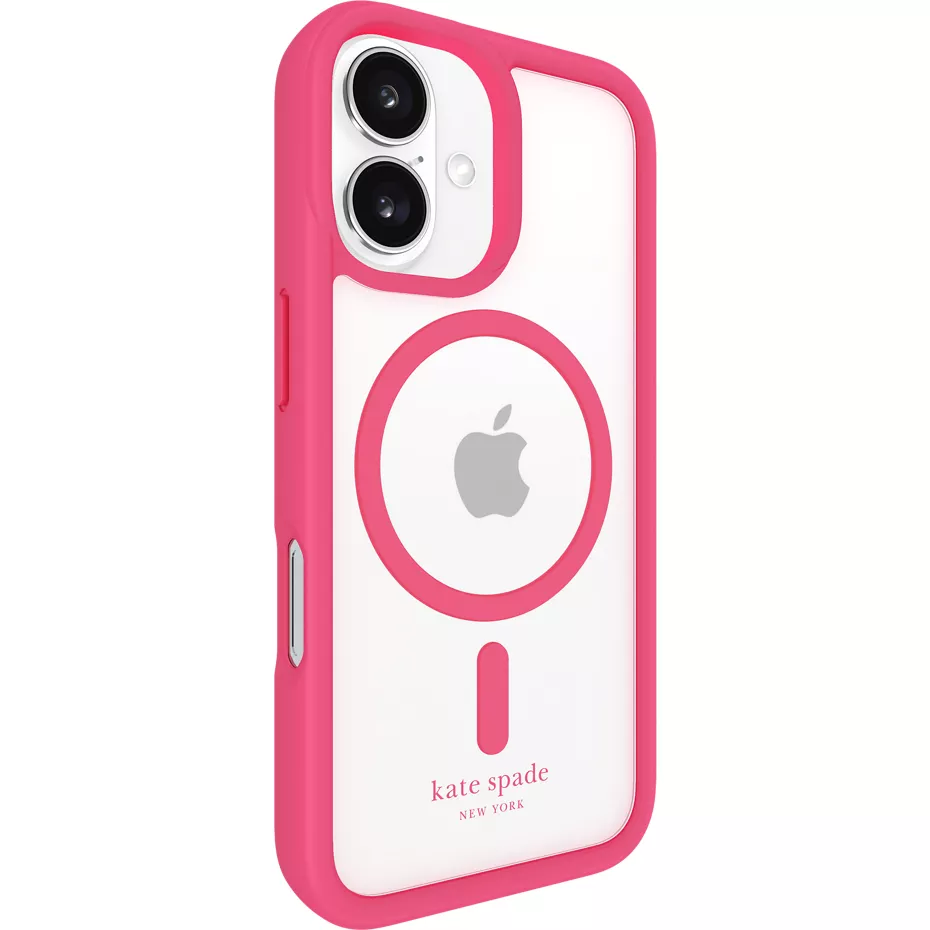 Kate Spade Ultra Protective Case with MagSafe for iPhone 16 - Pom Pom Pink | Verizon