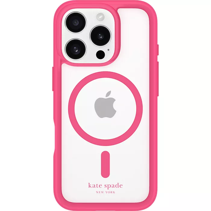 kate spade new york Ultra Protective Case with MagSafe for iPhone 16 Pro - Pom Pom Pink | Verizon