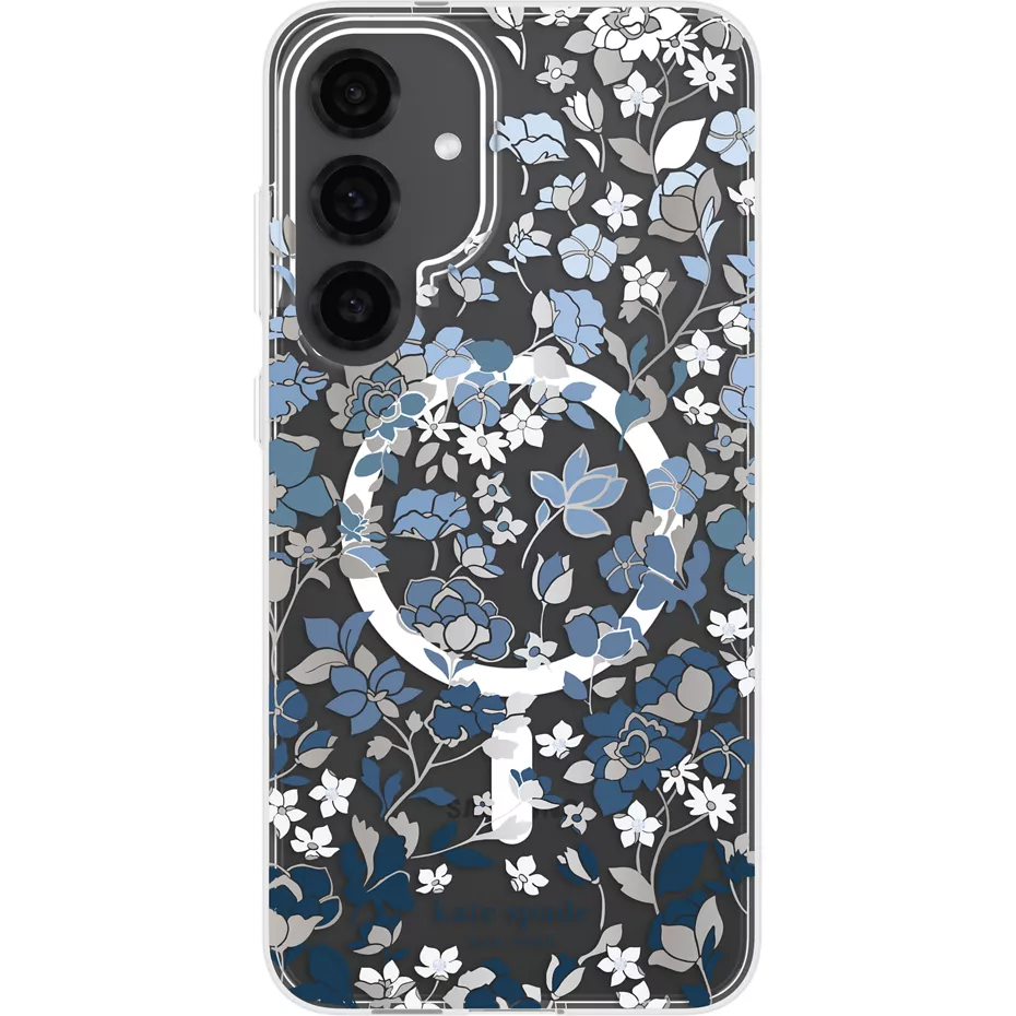 Kate Spade Protective Case with Magnet for Galaxy S25+ - Flowerbed Blue | Verizon
