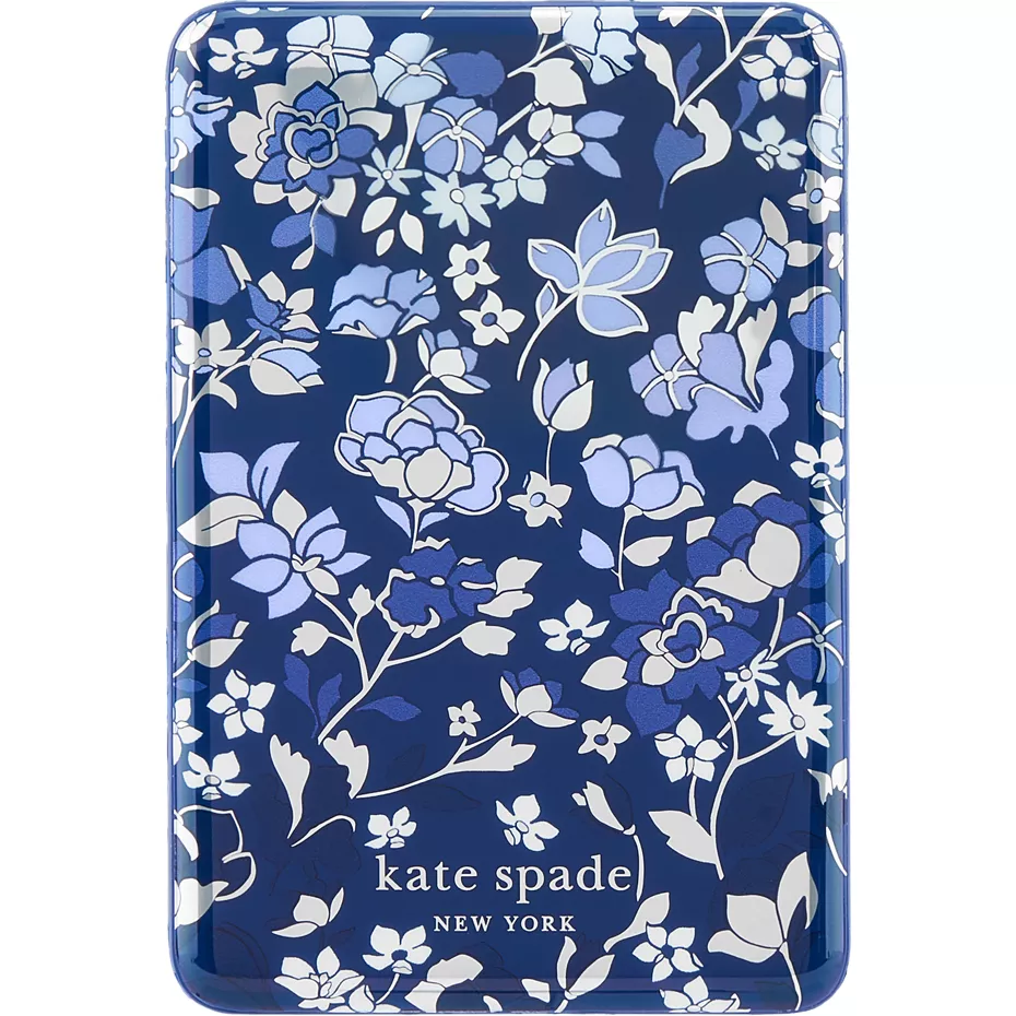 Kate Spade 5k mAh Wireless Battery Pack with MagSafe - Flowerbed Blue | Verizon
