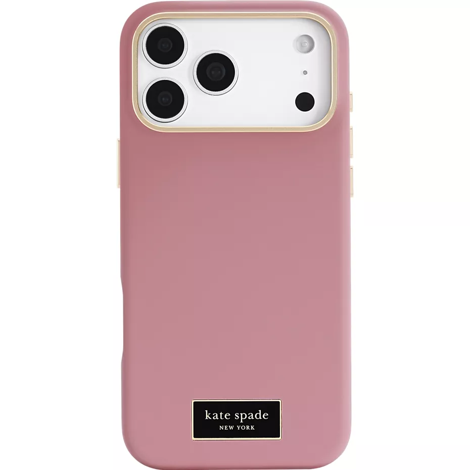 Kate Spade Silicone Case with MagSafe for iPhone 17 Pro Max - Icon Dusk Rose | Verizon
