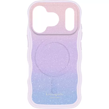 kate spade new york Wavy Case with MagSafe for iPhone 17 Pro - Opal Glitter