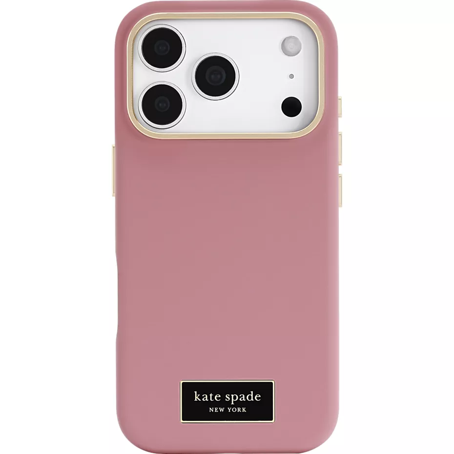 Kate Spade Silicone Case with MagSafe for iPhone 17 Pro - Icon Dusk Rose | Verizon