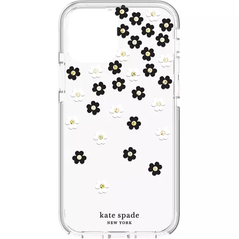 kate spade new york Funda dura para el iPhone 12 Pro Max - Scattered Flowers/Transparente
