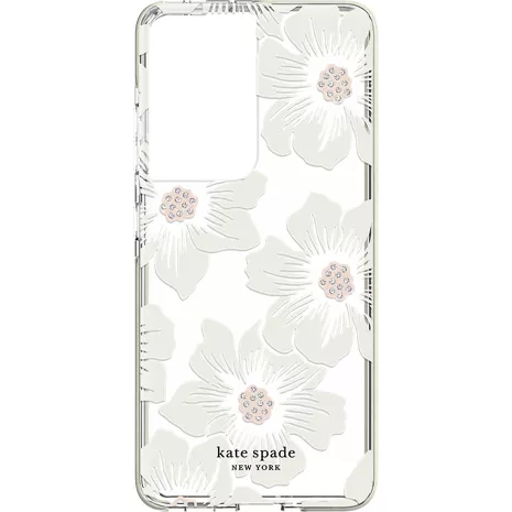 kate spade new york Defensive Hardshell Case for Galaxy S21 Ultra 5G -  Hollyhock Floral Clear | Verizon