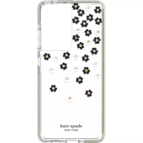 kate spade new york Defensive Hardshell Case for Galaxy S21 Ultra 5G - Scattered Flowers Clear