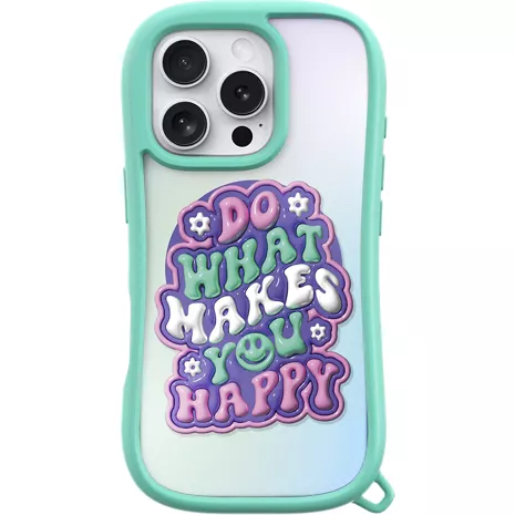 LAUT POP LOVIE Protective Case with MagSafe and Charm Bracelet for iPhone 16 Pro - Happy Mint