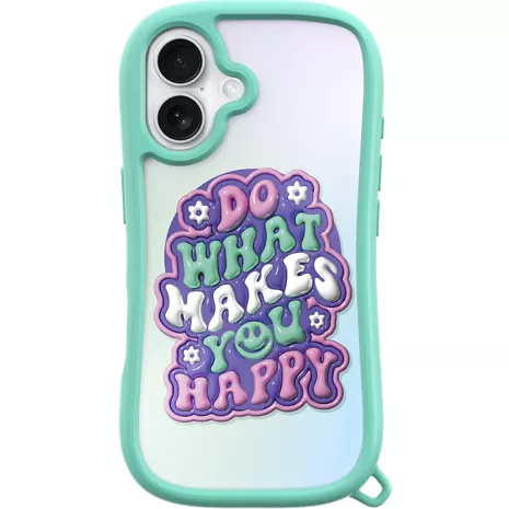 LAUT POP LOVIE Protective Case with MagSafe and Charm Bracelet for iPhone 16 Plus - Happy Mint