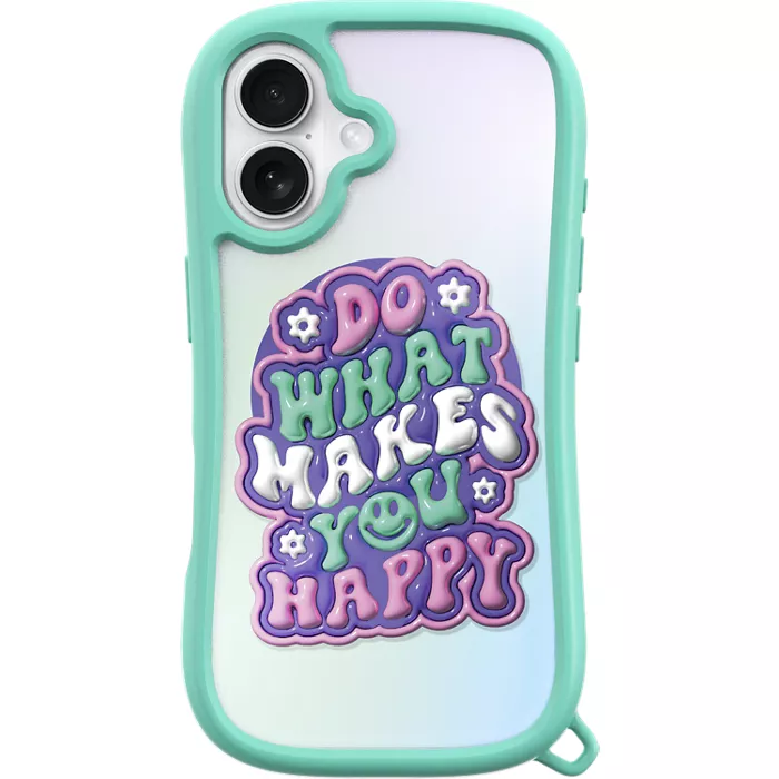 LAUT POP LOVIE Protective Case with MagSafe and Charm Bracelet for iPhone 16 Plus - Happy Mint | Verizon