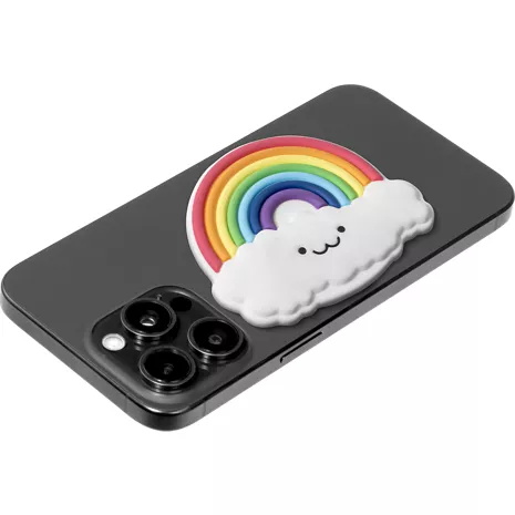 LAUT MAGMOJI Magnetic Phone Badge with MagSafe - Rainbow Moji