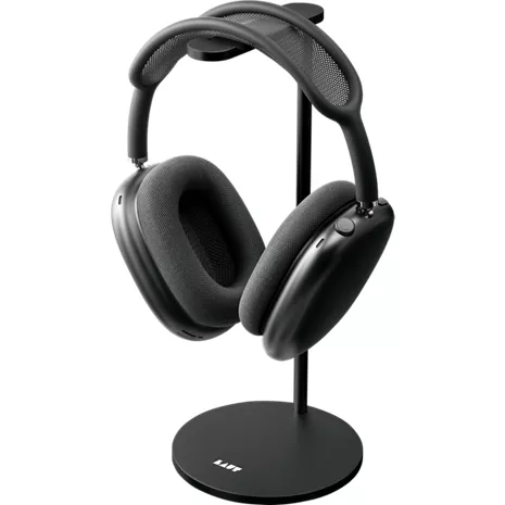 Black headset 2024 stand