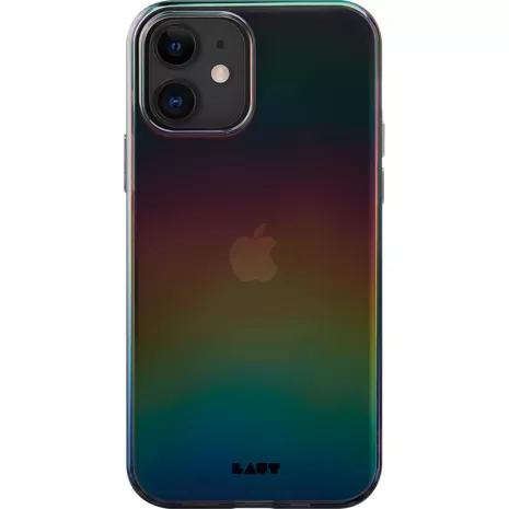 Funda protectora LAUT HOLO Shimmering iridescente para el iPhone 12/iPhone 12 Pro - Color medianoche
