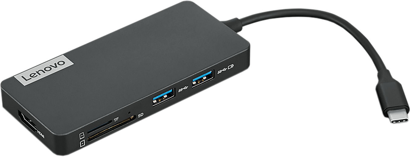 Док станция lenovo usb c 7 in 1 hub 4x90v55523 обзор