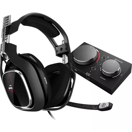 Logitech ASTRO Gaming A40 TR Wired Gaming Headset + MixAmp Pro TR for Xbox Series X/S, Xbox One, PC/Mac Black image 1 of 1 