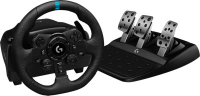 Volante Logitech G923 Gamer + Pedalera Racing Ps4 Pc Oficial