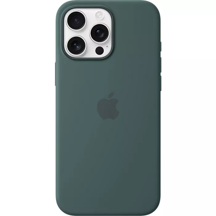 Apple Silicone Case with MagSafe for iPhone 16 Pro Max - Lake Green | Verizon