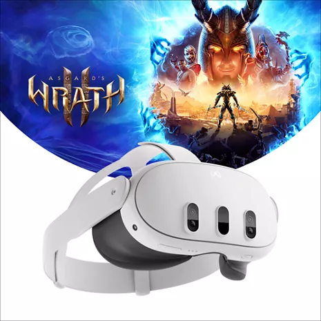 Meta Quest 3 Virtual Reality Headset - 128GB - Asgard's Wrath 2 Included