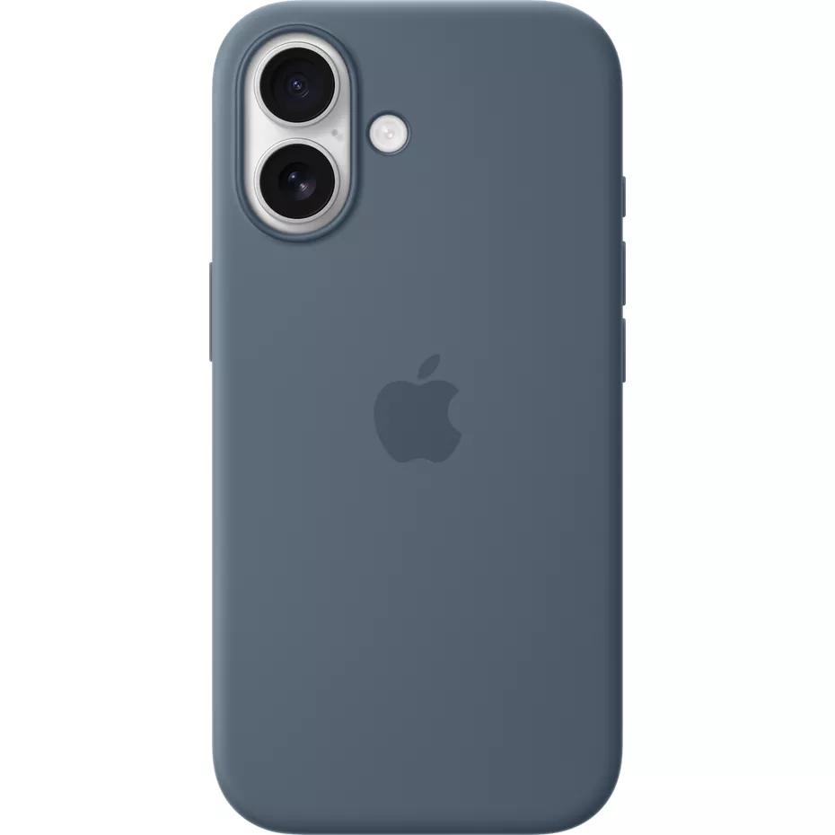 Apple Silicone Case with MagSafe for iPhone 17 - Anchor Blue | Verizon