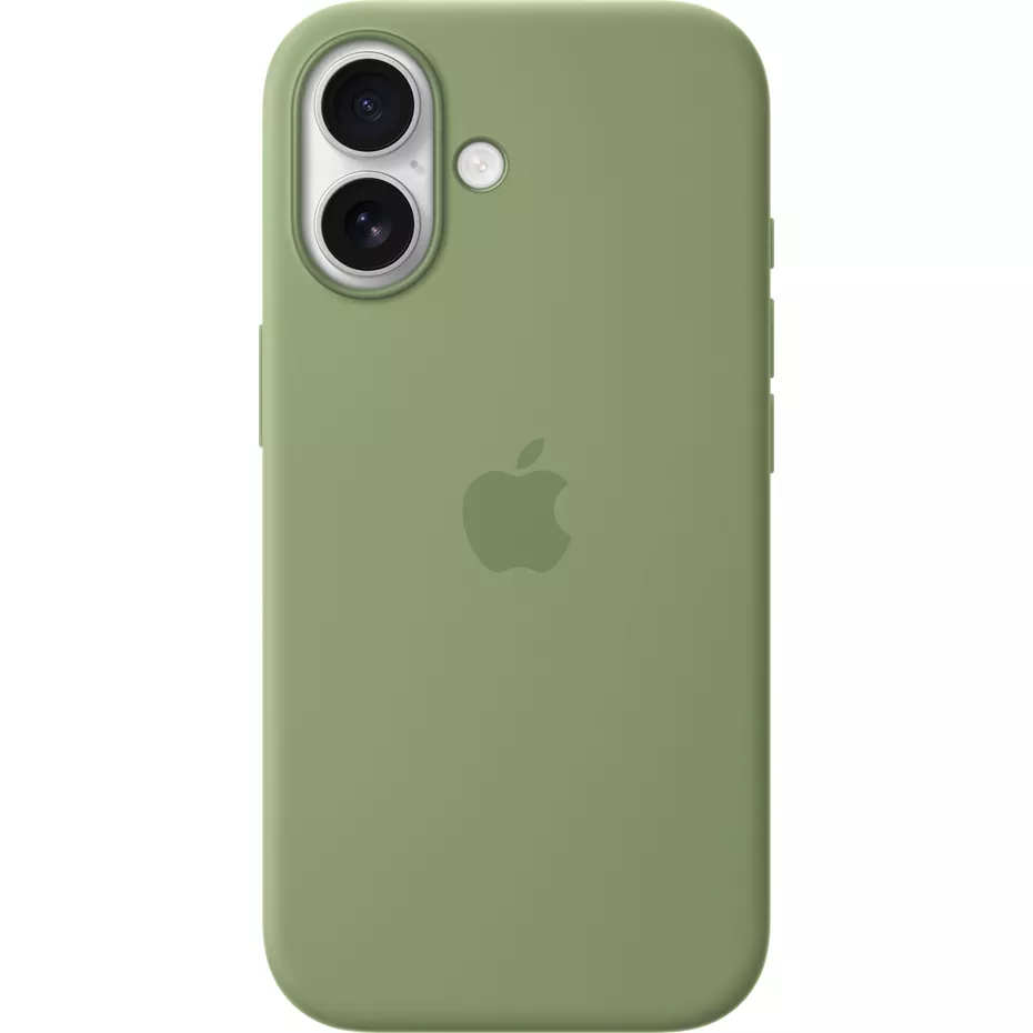 Apple Silicone Case with MagSafe for iPhone 17 - Light Moss | Verizon