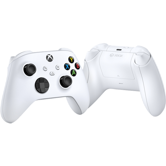 Front and back view of Xbox Wireless Contollers.