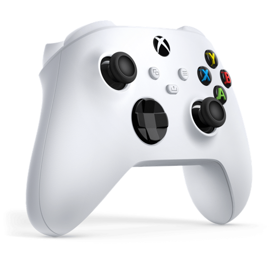 Front left side angle view of Xbox Wireless Contoller.