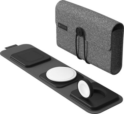 Base de carga inalámbrica Mophie snap+3en1 MagSafe hasta 15W