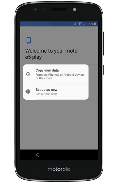 Moto E5 Play Setup Guide Verizon