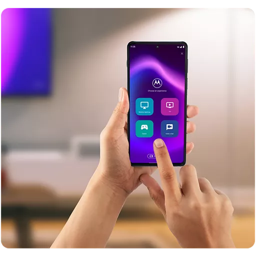 Enjoy Motorola's Ready For amplified experiences.