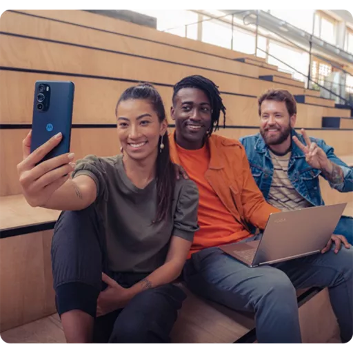 Triple High-Res cameras.
