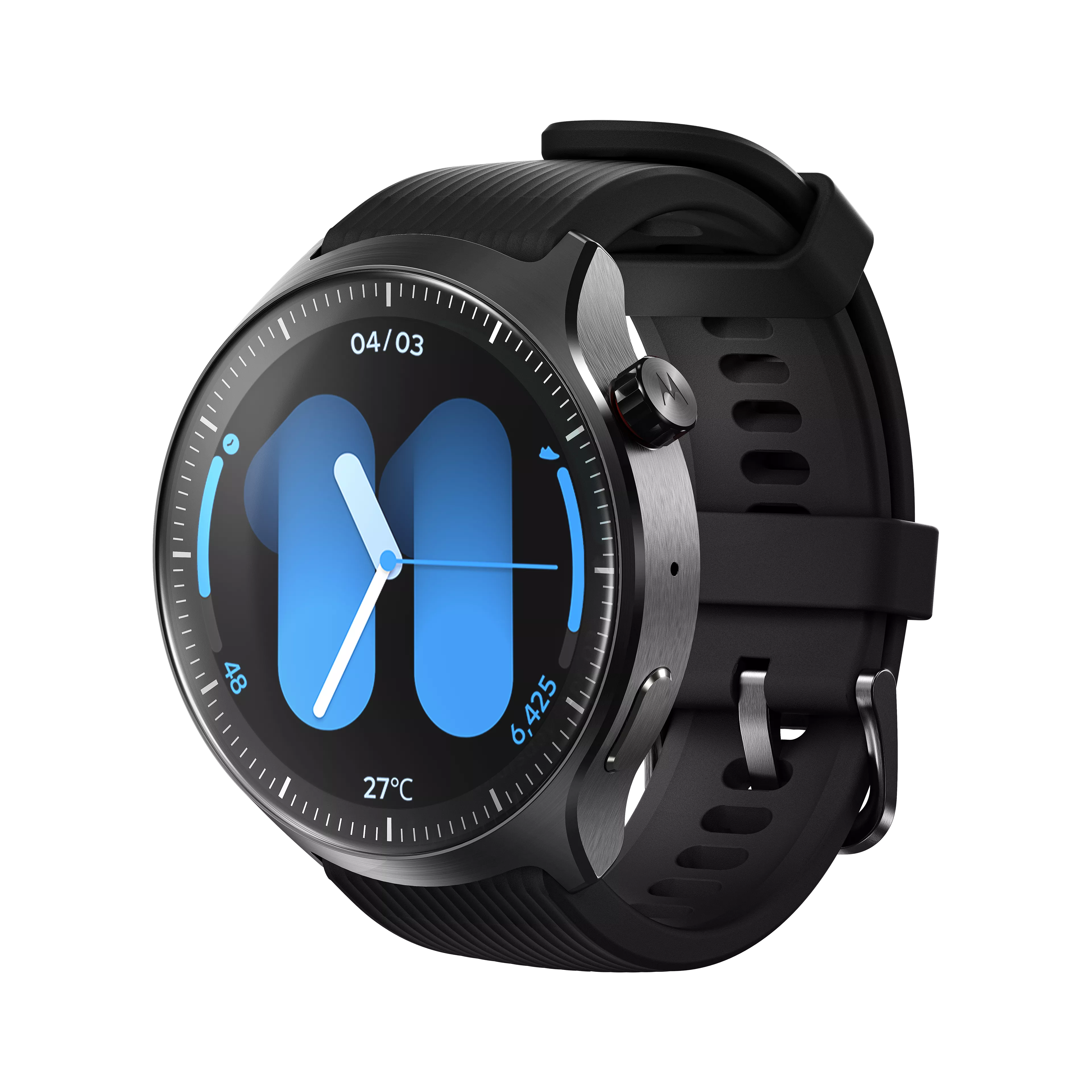 Motorola moto watch ultra in PANTONE Black Beauty image 2
