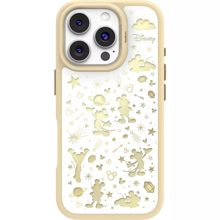 Belkin Disney White Star Mickey SheerForce Case with MagSafe for iPhone 16 Pro Max | Verizon
