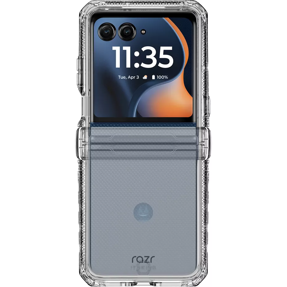 ITSKINS Hybrid R Clear Case for moto razr 2025 - Transparent | Verizon