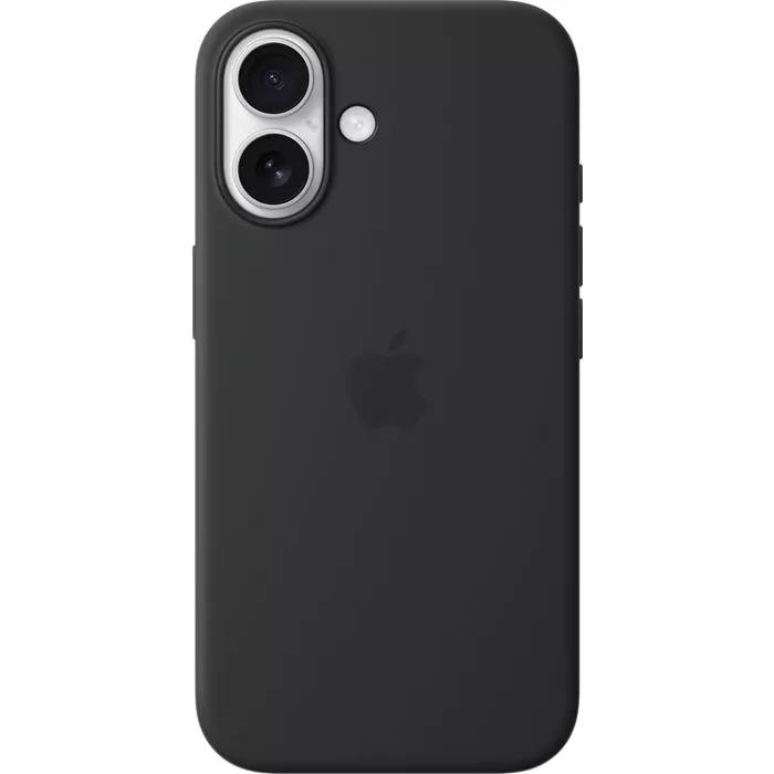 Apple Silicone Case with MagSafe for iPhone 16 - Black | Verizon